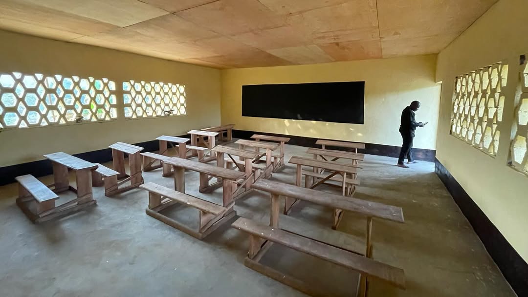 Salle de classe finalisée